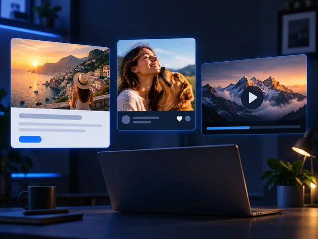AI-generated visuals for blogs, social posts, and video thumbnails