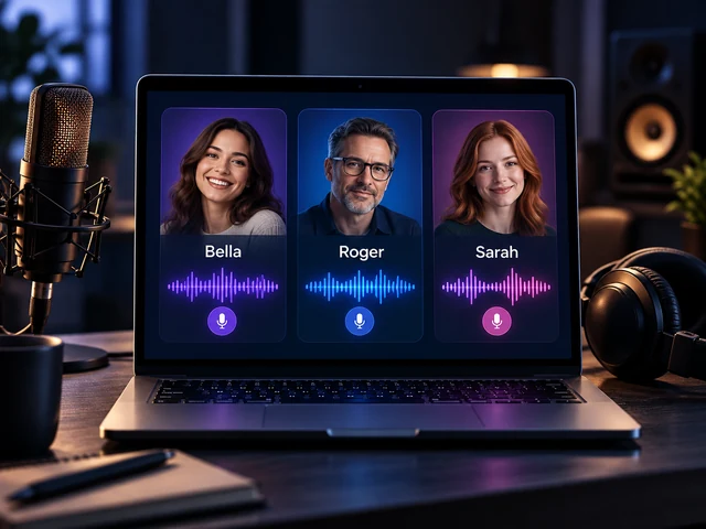 Multi-voice setup with three speaker profiles