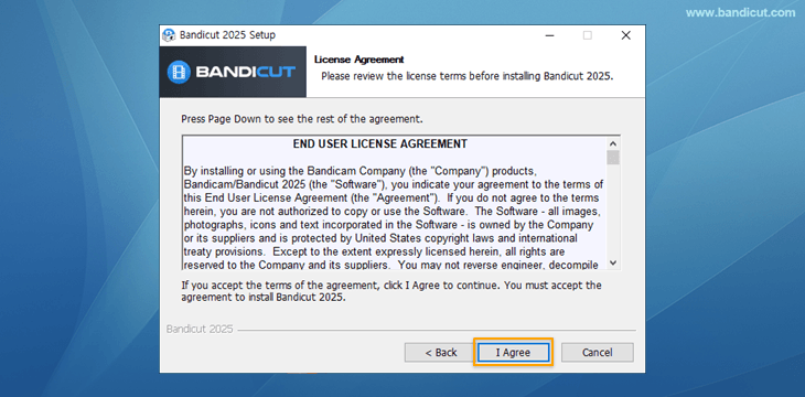 How to install Bandicut 03