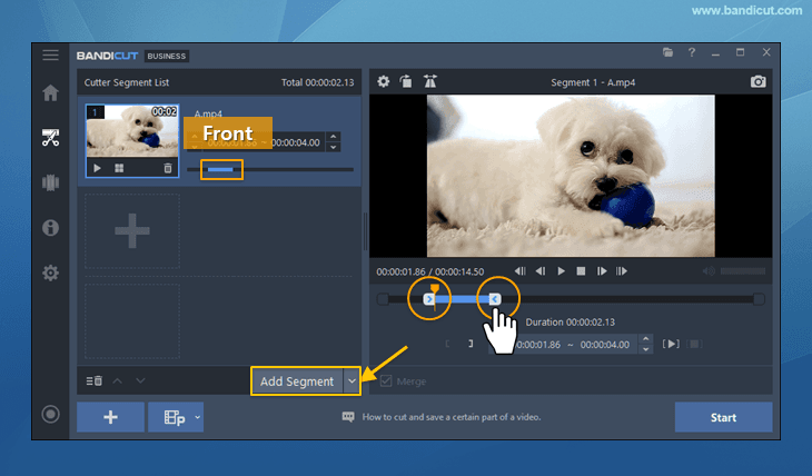 merge sections, join segments 3