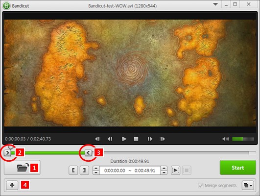 video cutting, merging, splitting, example1