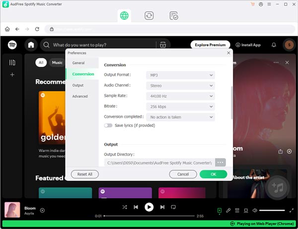AudFree Spotify Music Converter