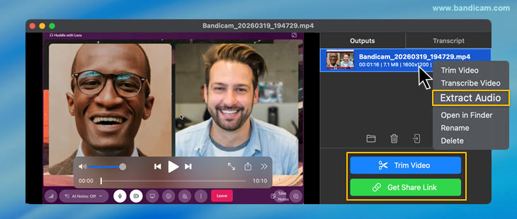 record slack huddle on mac