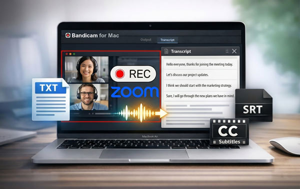 Zoom transcript on Mac