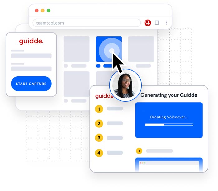Guidde AI workflow guide creator