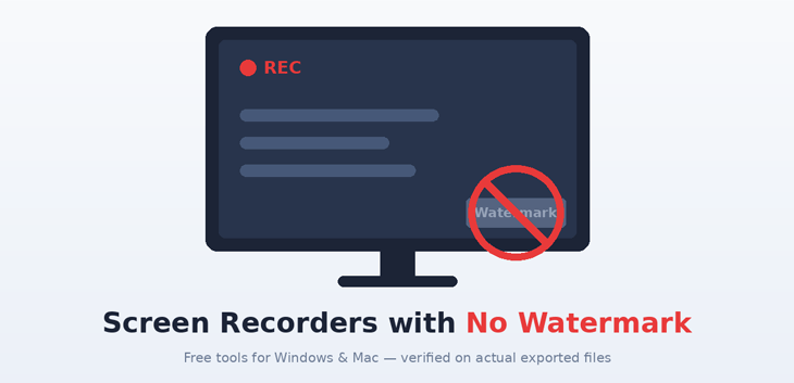 no watermark screen recorder