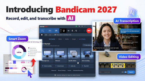 Bandicam screen recorder, Bandicam 2027