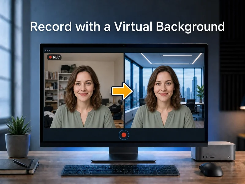 Record With a Virtual Background