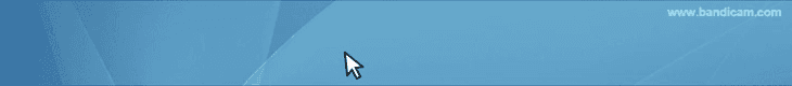 Bandicam, control bar