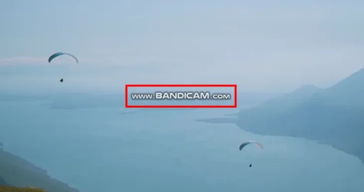 Watermark on a video exported with the free version of Bandicam 2027