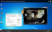 media player recording, sample video