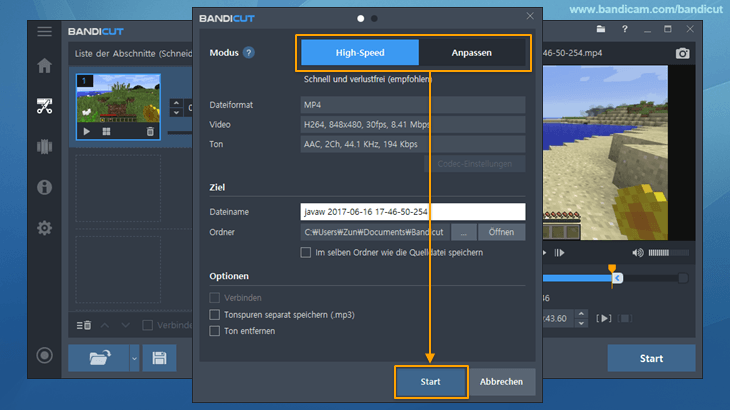 Videoschnitt, Wie man ein Video schneidet, 4