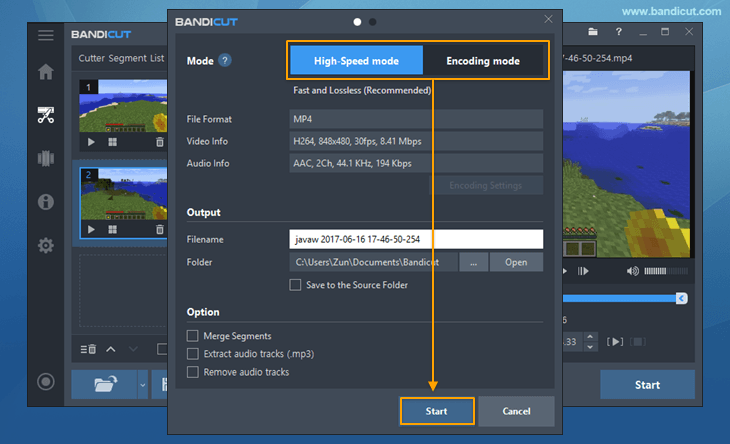 Video razdvajač, kako razdvojiti video, 4