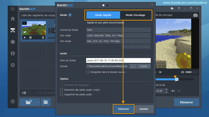 Découpage vidéo, comment découper une vidéo, 4